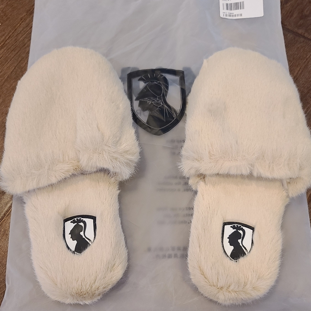 Vivienne Hu NY Faux Fur Mules